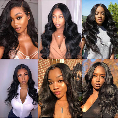 4x4 Lace Closure Body Wave 180% High Density Brazilian Real Human Hair Wigs - Geeta Hair - GeetaHair