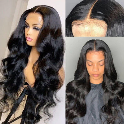 4x4 Lace Closure Body Wave 180% High Density Brazilian Real Human Hair Wigs - Geeta Hair - GeetaHair