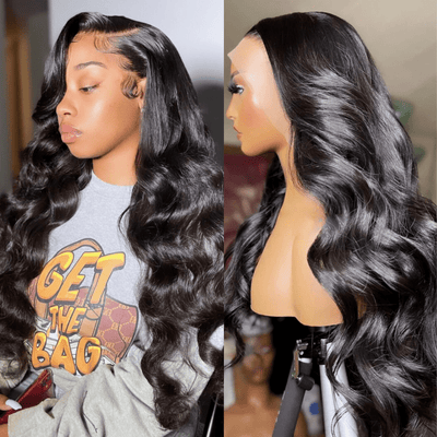 Geeta Brazilian Body Wave Hair 13x4/13x6 HD Transparent Lace Frontal Wig Pre Plucked Hairline Best Human Hair Wig - GeetaHair