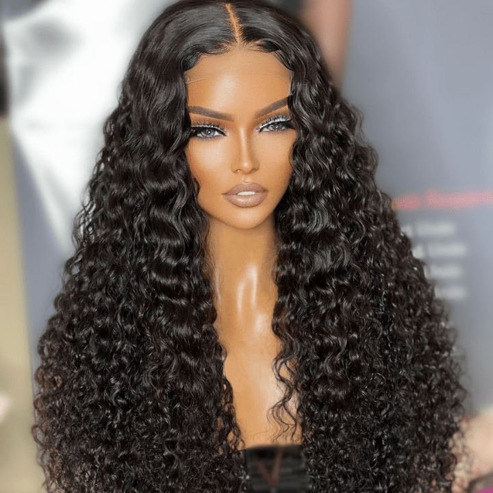 13x4 HD Lace Spanish Curly Human Hair Wigs Glueless 5x5 Lace Closure Wig Pre Plucked Hairline - Geeta Hair - GeetaHair