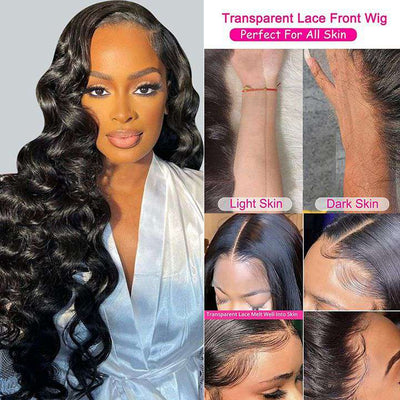 Geeta Natural Crimps Curls Loose Deep Wave HD Lace Frontal Glueless Wig Flash Sale - GeetaHair