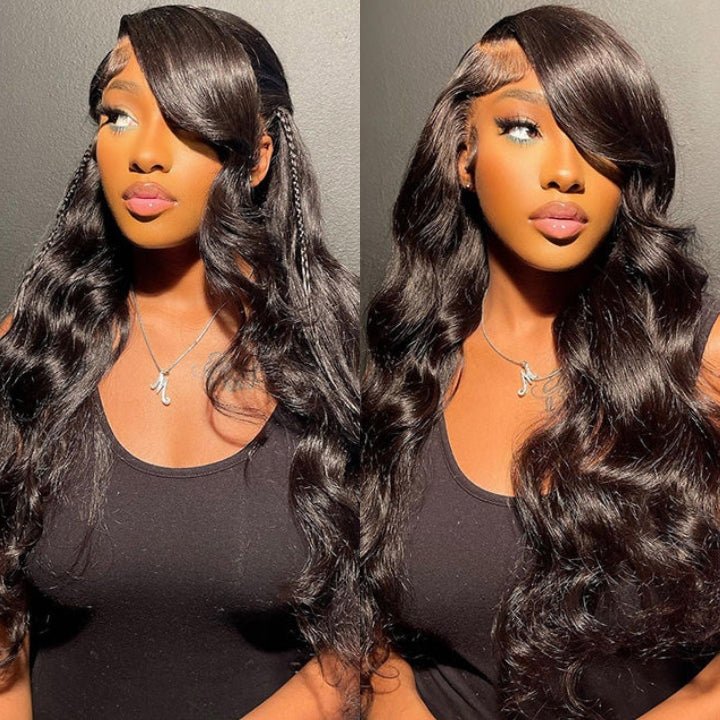 Buy 1 Get 1 Free:13x4 Body Wave Hair HD Transparent Lace Front Wig - Flash Sale - GeetaHair