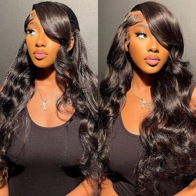 Buy 1 Get 1 Free:13x4 Body Wave Hair HD Transparent Lace Front Wig - Flash Sale - GeetaHair