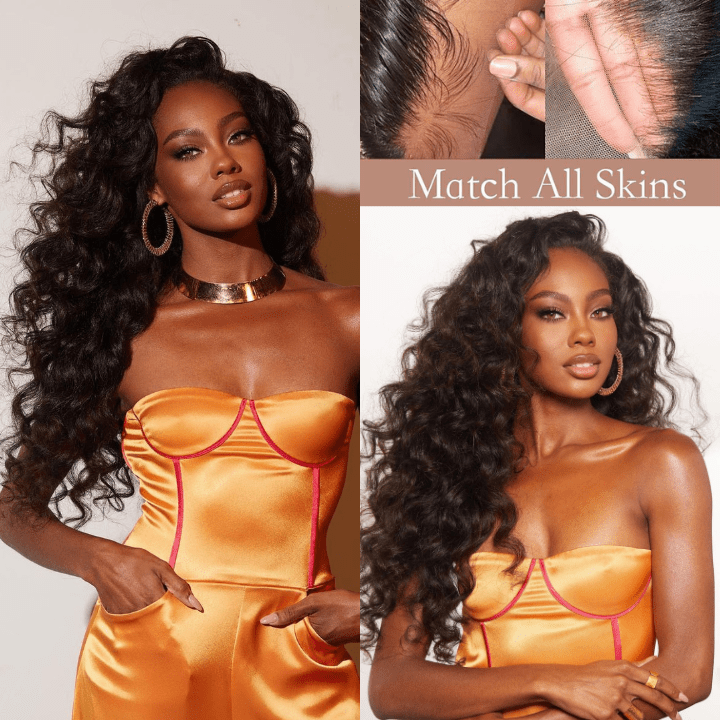 Geeta Natural Crimps Curls Loose Deep Wave HD Lace Frontal Glueless Wig Flash Sale - GeetaHair