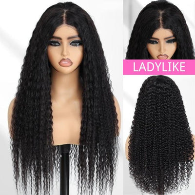 Glueless 13x4/6x4.5 Ladylike Curly Pre Cut HD Transaparent Lace 100% Virgin Human Hair Wigs With BreathablePre Plucked Hairline Cap Air Wig - Geeta Hair - GeetaHair