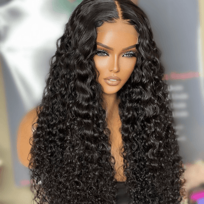 13x4 HD Lace Spanish Curly Human Hair Wigs Glueless 5x5 Lace Closure Wig Pre Plucked Hairline - Geeta Hair - GeetaHair