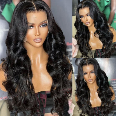 Buy 1 Get 1 Free:13x4 Body Wave Hair HD Transparent Lace Front Wig - Flash Sale - GeetaHair
