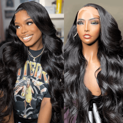 Geeta Brazilian Body Wave Hair 13x4/13x6 HD Transparent Lace Frontal Wig Pre Plucked Hairline Best Human Hair Wig - GeetaHair