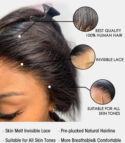 $199=30inch 13x4 HD Lace Front Loose Deep Wave Glueless Human Hair Wig Long Loose Wave HD Lace Wigs No Code Needed - GeetaHair