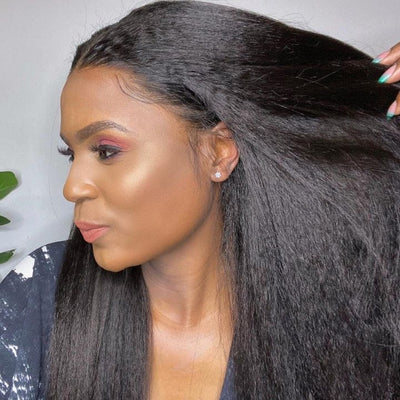 Glueless Wear Go 13x4/6x4.5 Body Wave/Loose Deep Wave/Curly/Kinky Straight Pre Cut HD Transaparent Lace Human Hair Wigs With Breathable Cap Air Wig - Geeta Hair - GeetaHair