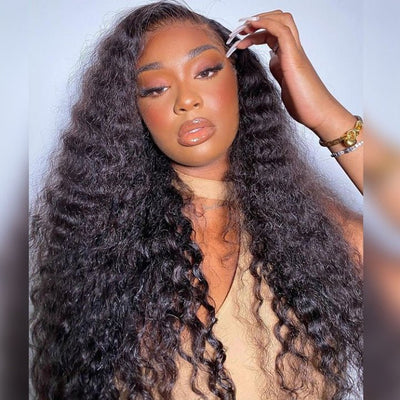 13x4 Transparent HD Lace Front Loose Deep Wave Glueless Human Hair Wig - Geeta Hair - GeetaHair