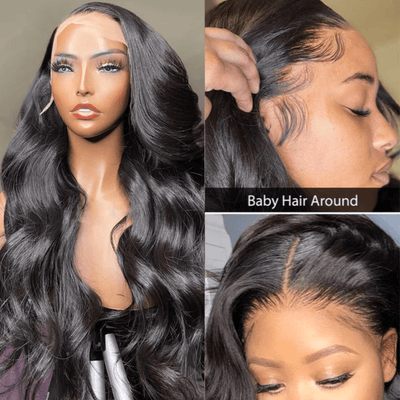 Geeta Brazilian Body Wave Hair 13x4/13x6 HD Transparent Lace Frontal Wig Pre Plucked Hairline Best Human Hair Wig - GeetaHair