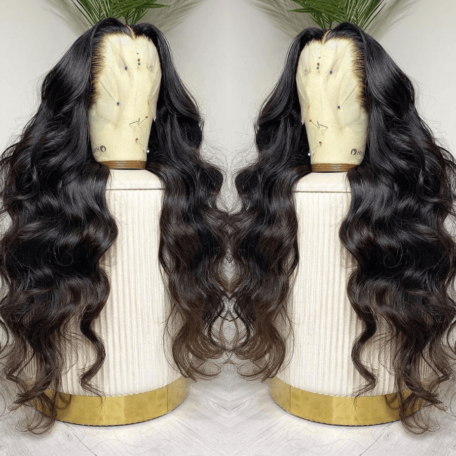 Body Wave 13x4 HD Transparent Lace Front Wig Real Human Hair Wig Natural Hairline With Baby Hair - Geeta Hair - GeetaHair