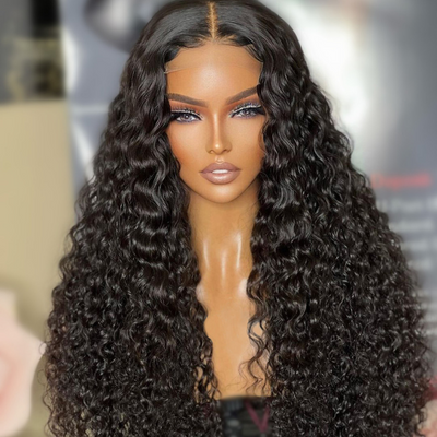 13x4 HD Lace Spanish Curly Human Hair Wigs Glueless 5x5 Lace Closure Wig Pre Plucked Hairline - Geeta Hair